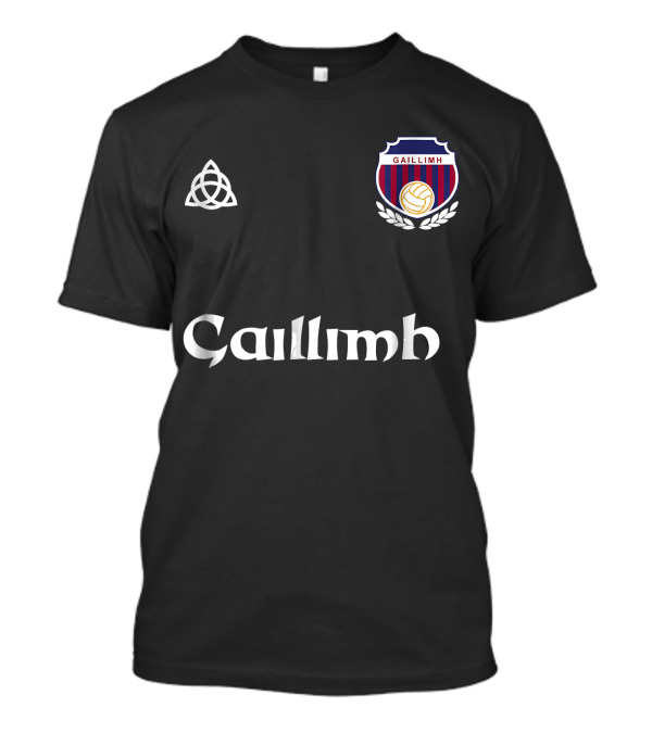 Gallimh Gaelic Football Crest Galway Knot T-Shirt