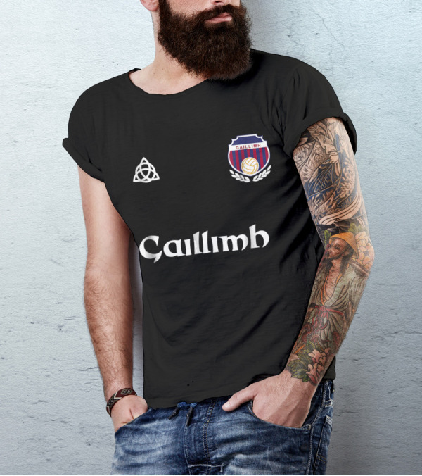 Gallimh Gaelic Football Crest Galway Knot T-Shirt