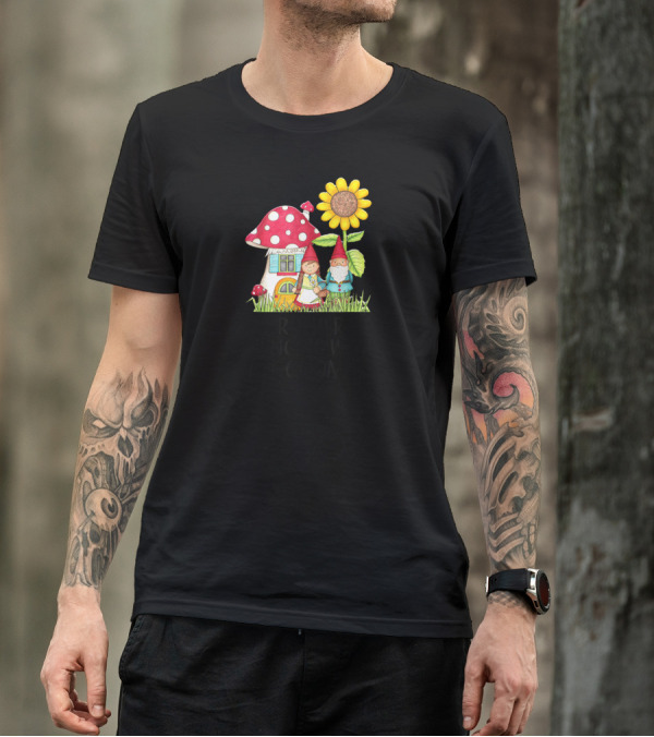 I'd Rather Be Hanging With My Garden Gnomies Cute Gardening T-Shirt