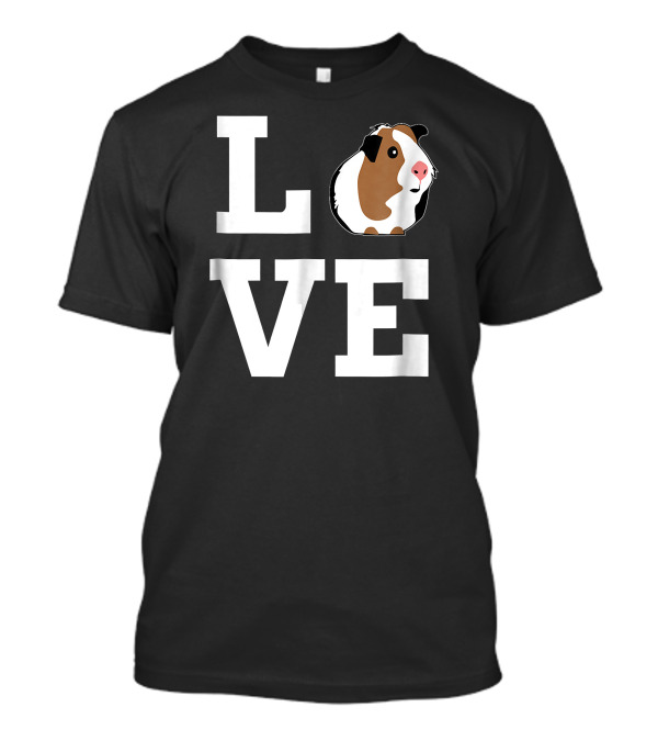 LOVE Guinea Pig I Love Guinea Pigs T-Shirt