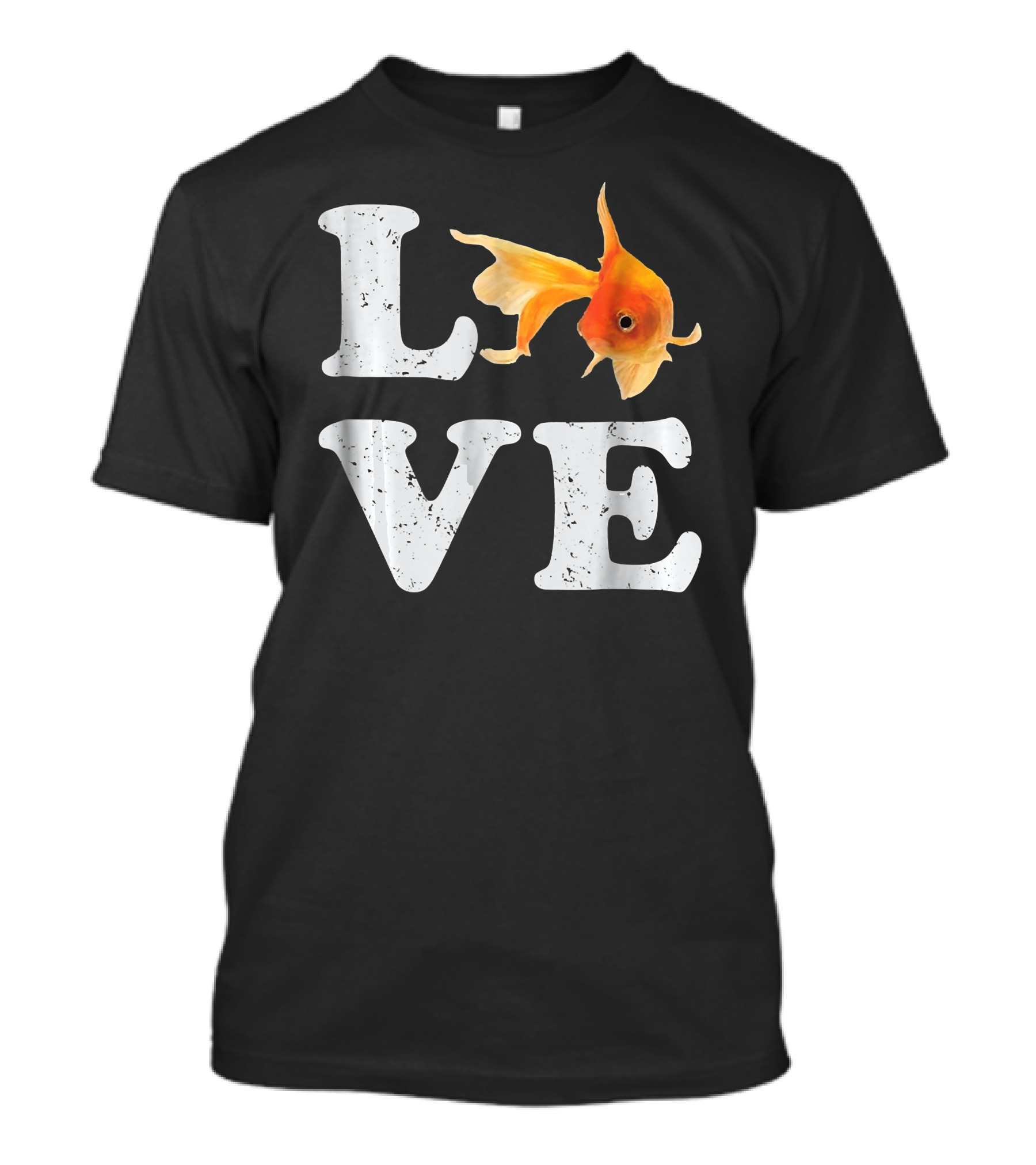 I Love My Goldfish Gold Fish Love T-Shirt