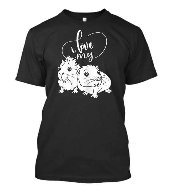 I Love My Guinea Pig Pair T-Shirt