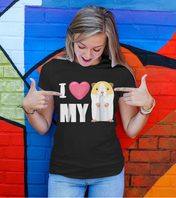 I Love My Cute Guinea Pig T-Shirt