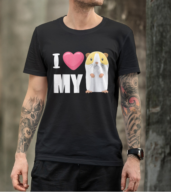 I Love My Cute Guinea Pig T-Shirt