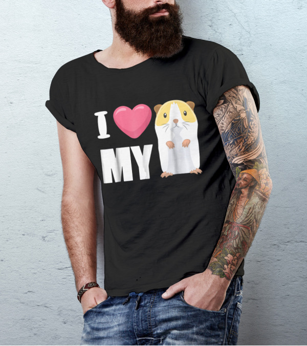 I Love My Cute Guinea Pig T-Shirt