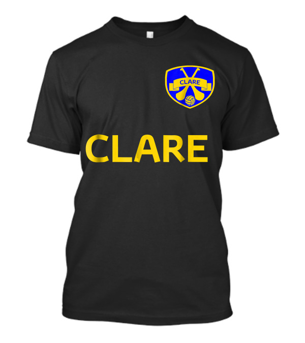 Clare GAA Football And Hurling Crest Emblem T-Shirt