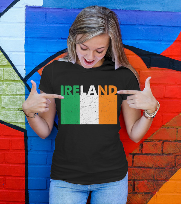 IRELAND Flag Vintage Irish Pride T-Shirt