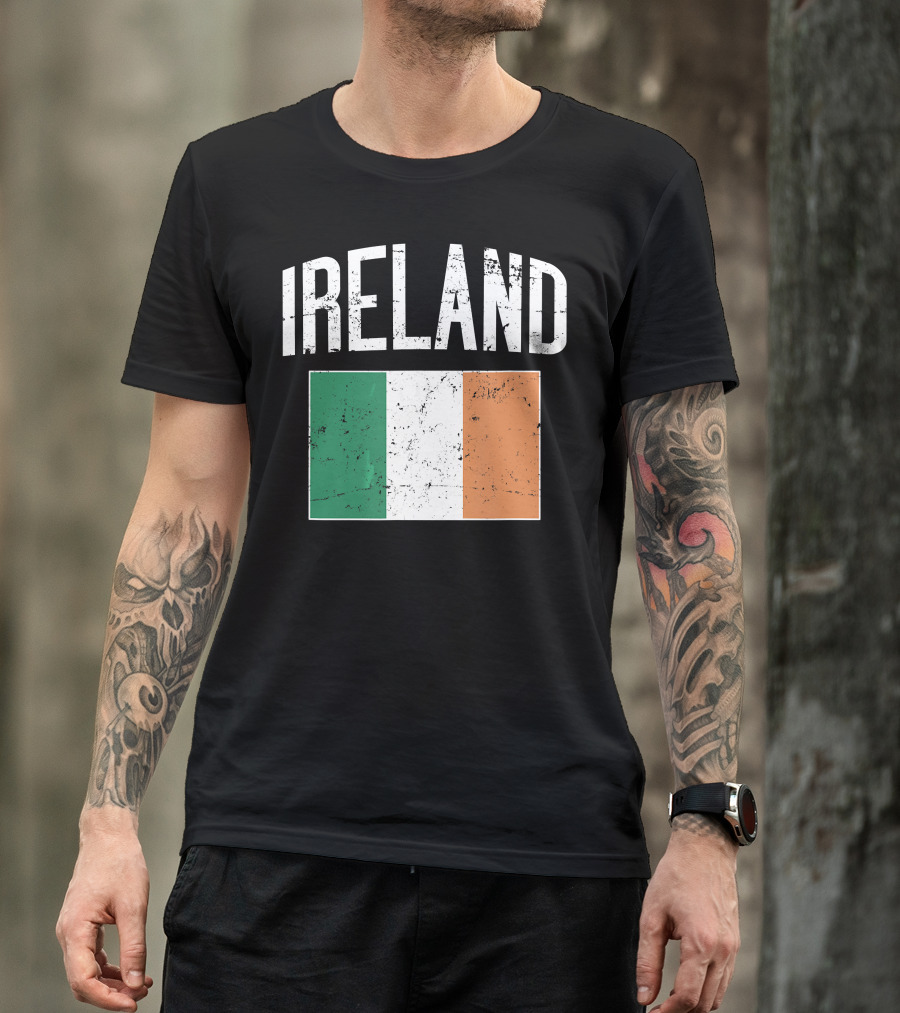 Ireland Flag Irish St Patrick's Day Green T-Shirt