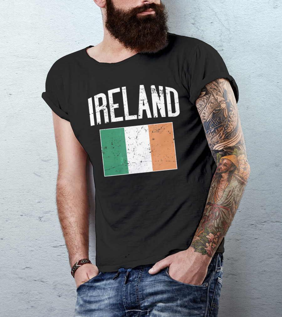 Ireland Flag Irish St Patrick's Day Green T-Shirt