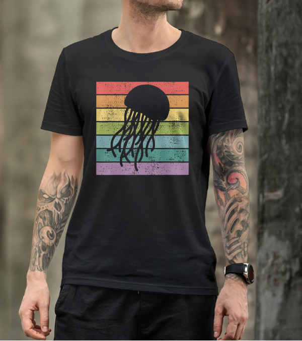 Rainbow Jellyfish Marine Biology T-Shirt