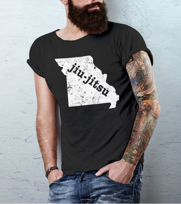 Missouri Jiu Jitsu Dad Brazilian Jujuts T-Shirt