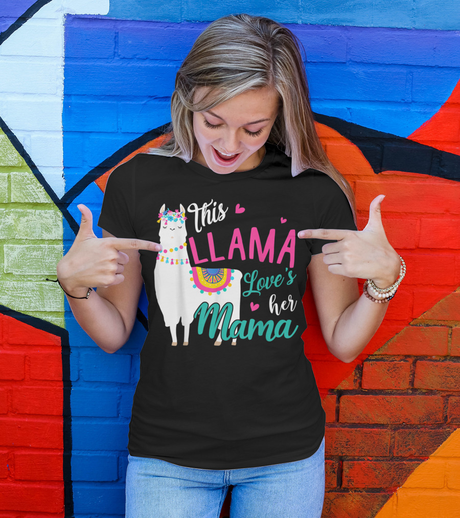 This Llama Loves Her Mama Mother's Day T-Shirt