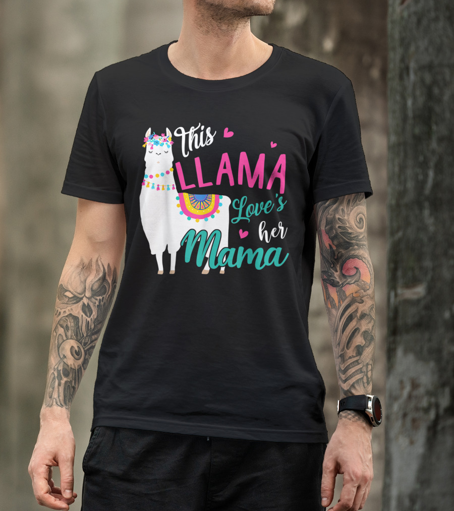 This Llama Loves Her Mama Mother's Day T-Shirt