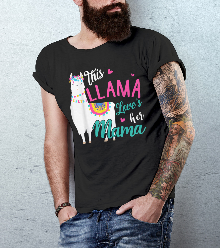 This Llama Loves Her Mama Mother's Day T-Shirt