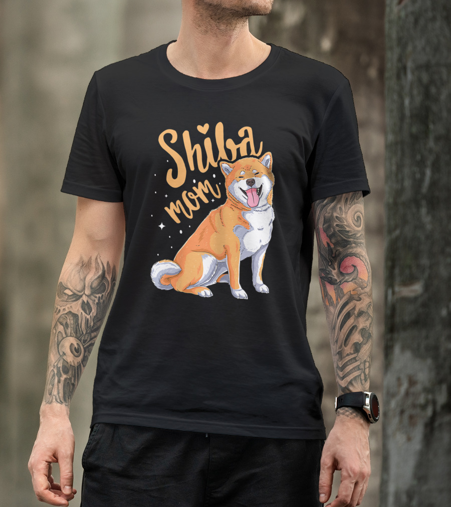 Shiba Inu Mom Funny Dog Lover For Shiba Inu Owner T-Shirt