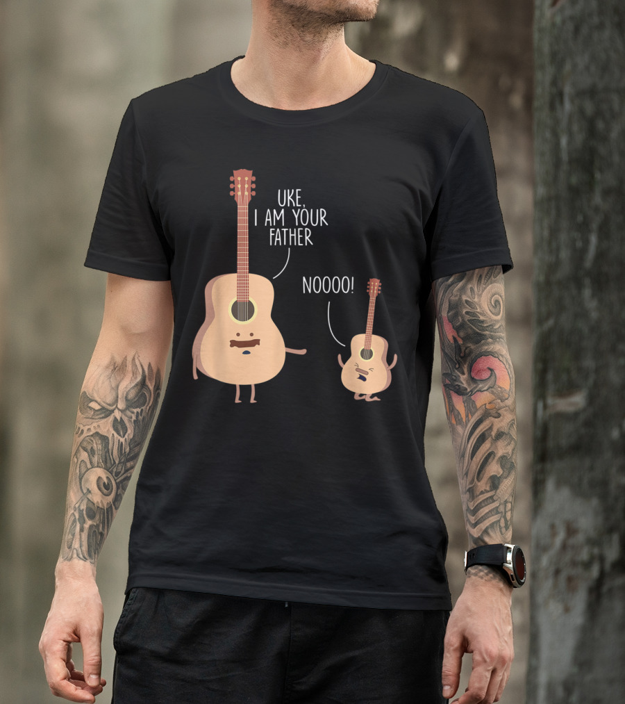 Uke I Am Your Father Ukulele Guitar NOOOO T-Shirt