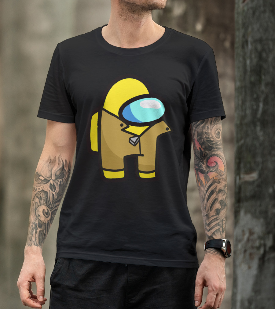 Among Us Character Yellow Detective Crewmate T-Shirt