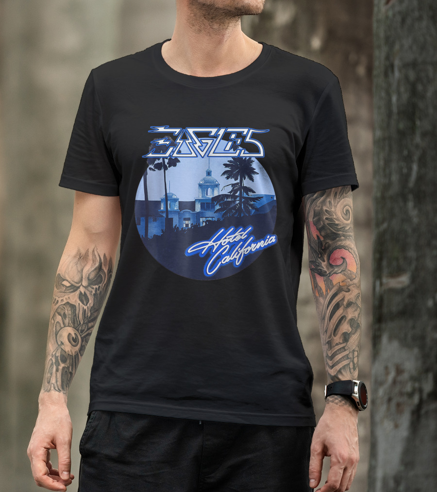 Eagles Hotel California Retro Vintage Band Music T-Shirt