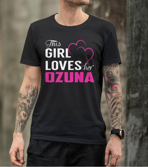 This Girl Loves Her OZUNA Heart T-Shirt