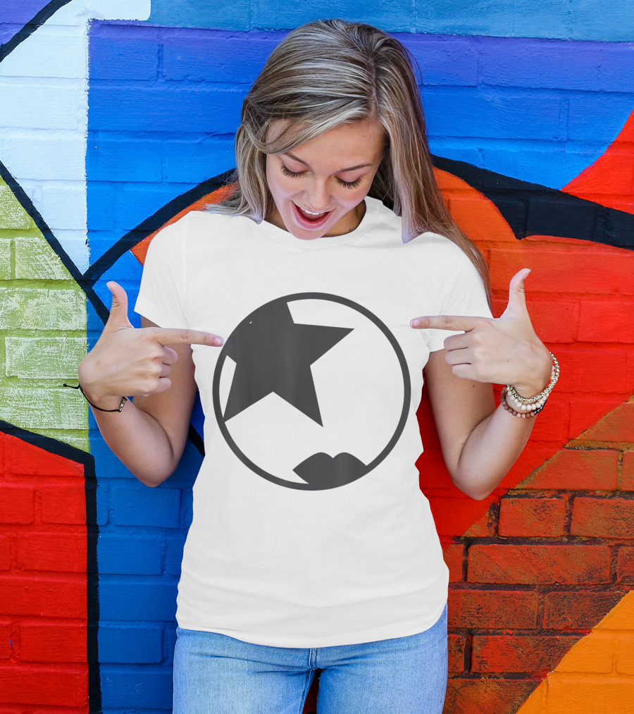 KISS Starchild Star Lips Circle T-Shirt