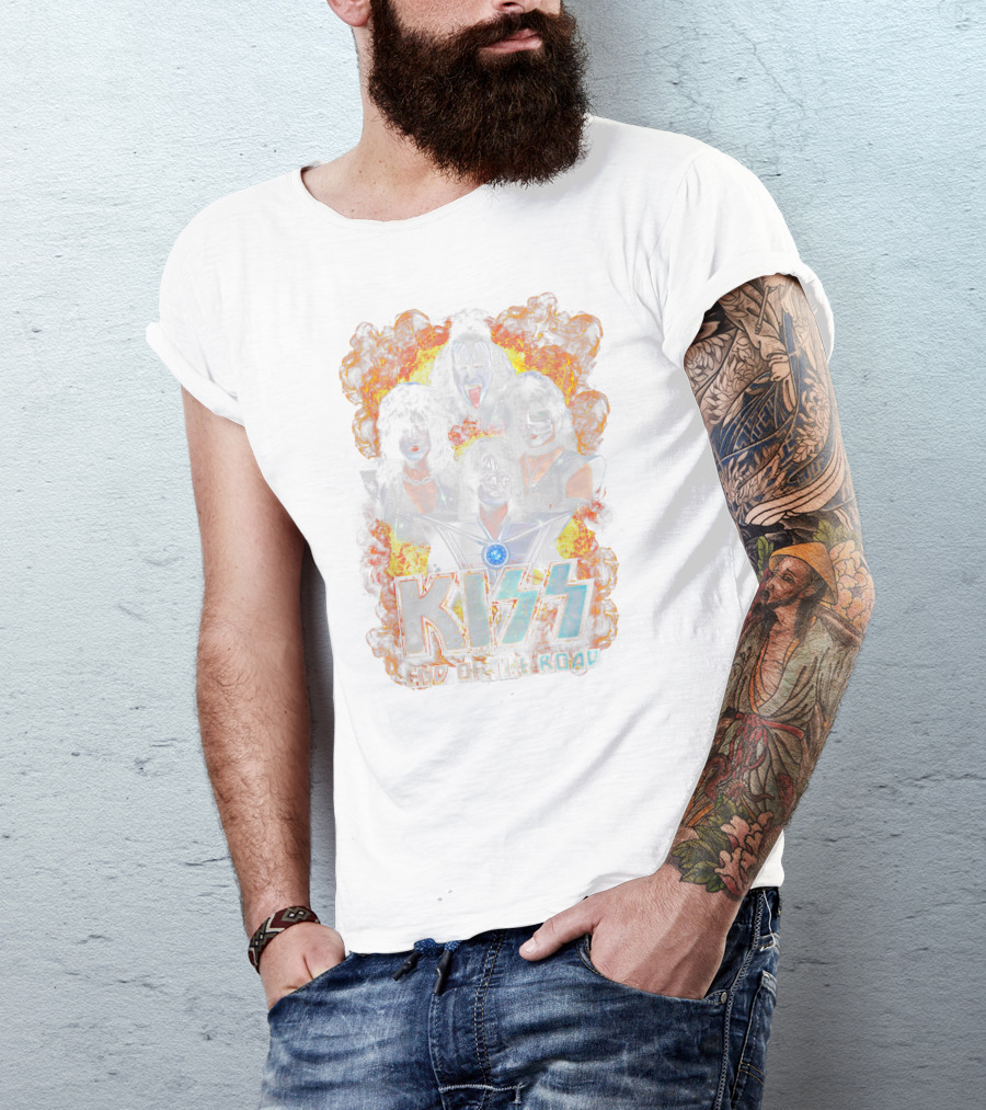 KISS END OF THE ROAD CREATURES OF THE NIGHT VINTAGE UNMASKED T-Shirt