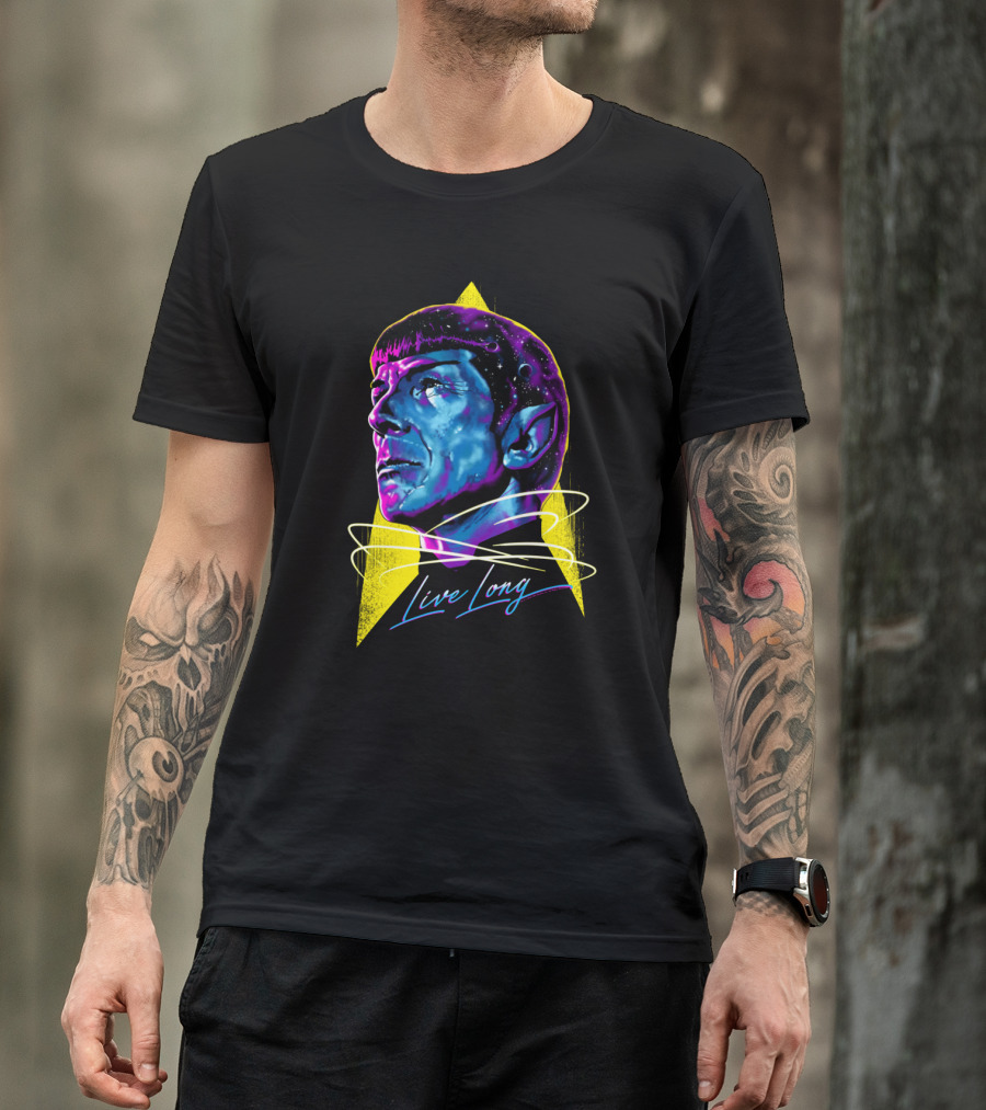 Live Long Star Trek Spock T-Shirt