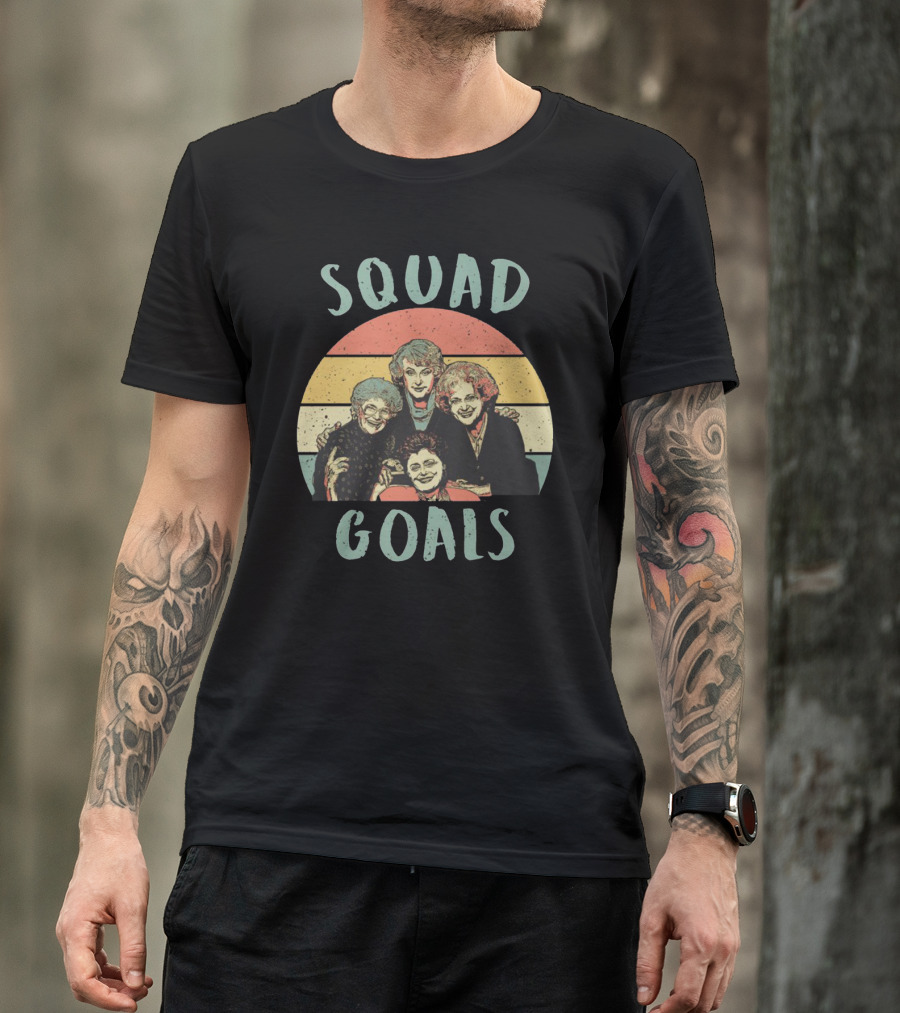Squad Goals Golden Girls Retro T-Shirt