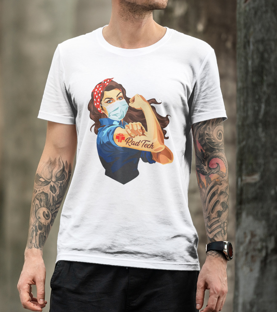 Empowered Rad Tech Strong Rosie Image T-Shirt