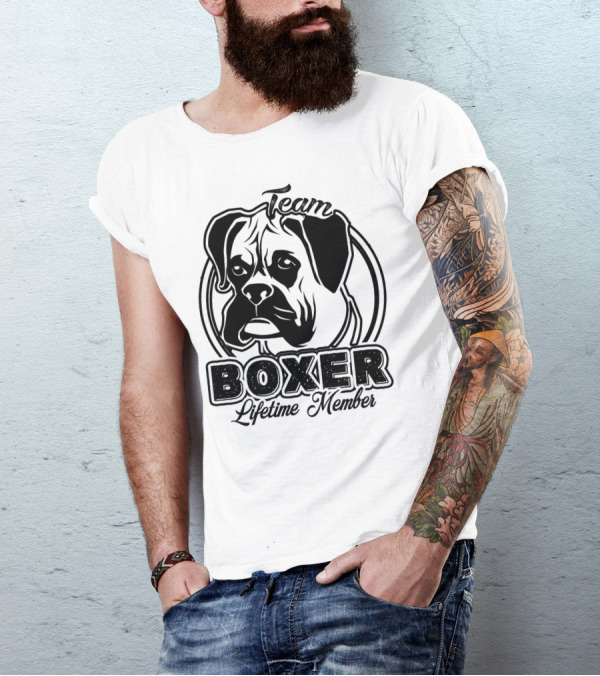 Team Boxer Lifetime Member Enthusiast T-Shirt