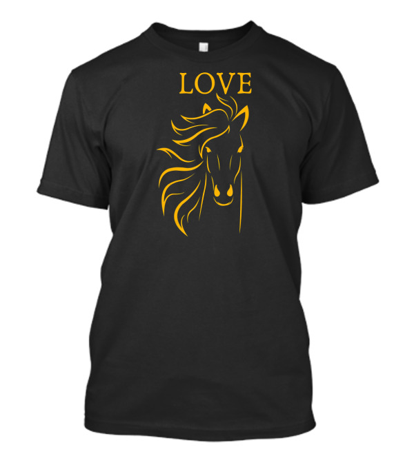 LOVE Horse And Girls Stylish T-Shirt