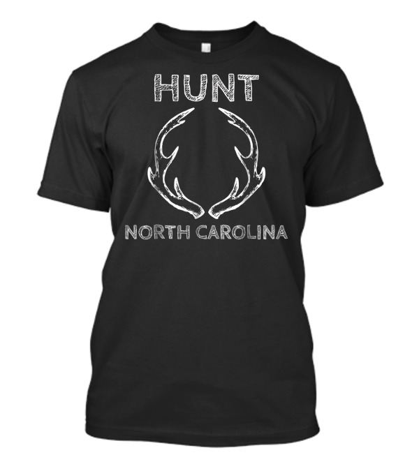 Hunt North Carolina Antler Deer Hunting T-Shirt