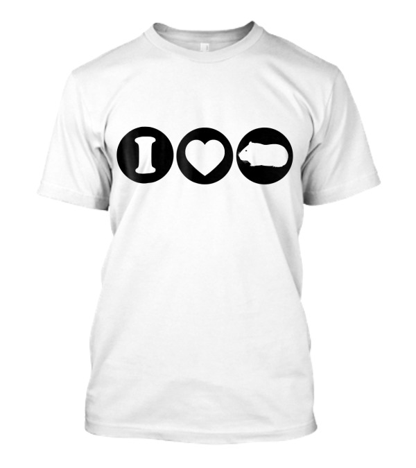 I Heart Guinea Pig Love Guinea Pig T-Shirt