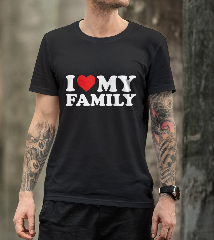 I Heart My Family T-Shirt