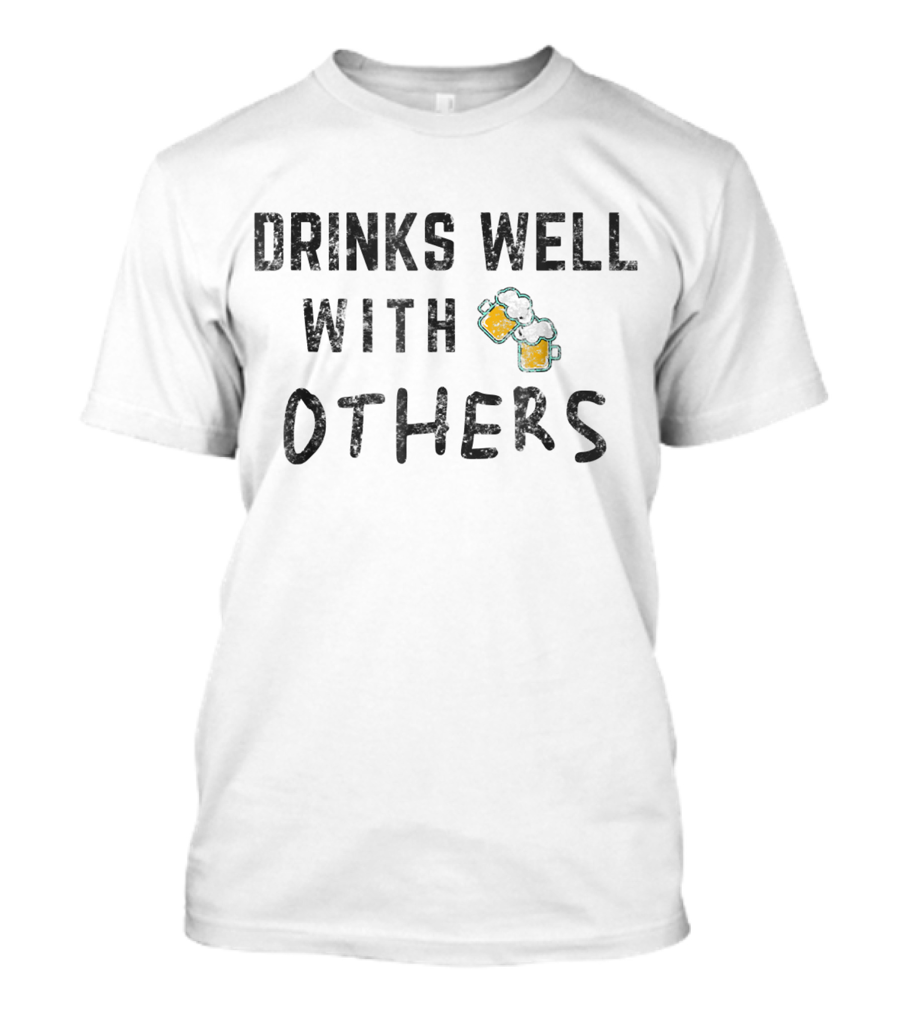 Irish Beer Drinking Funny Beer Drinks Well With Others T-Shirt