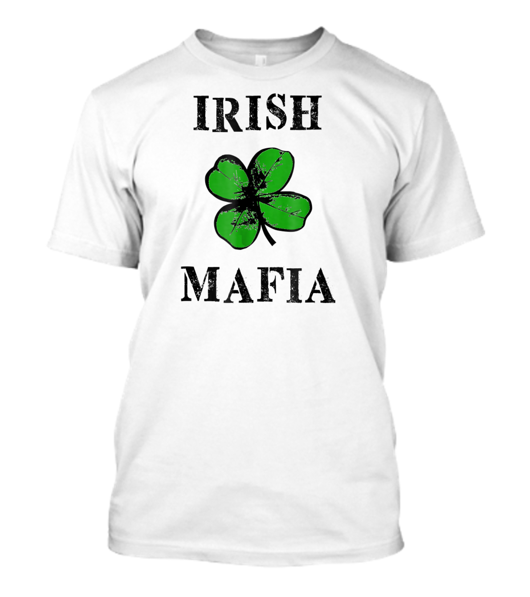 Irish Mafia Clover St Patrick's Day T-Shirt