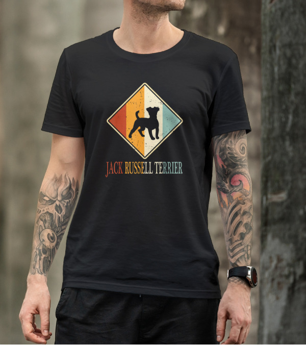 Jack Russell Terrier Vintage Retro T-Shirt