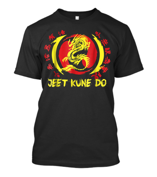 Jeet Kune Do Dragon Symbol Kanji Martial Arts Emblem T-Shirt