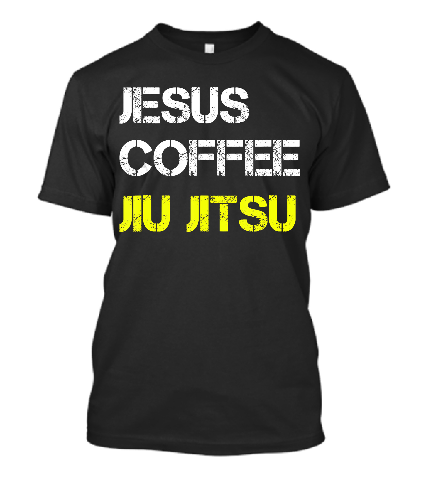 Jesus Coffee Jiu Jitsu BJJ Wrestling MMA Judo Martial Arts T-Shirt