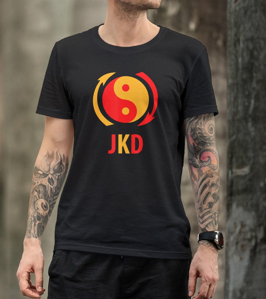 JKD Yin Yang Circular Arrows T-Shirt