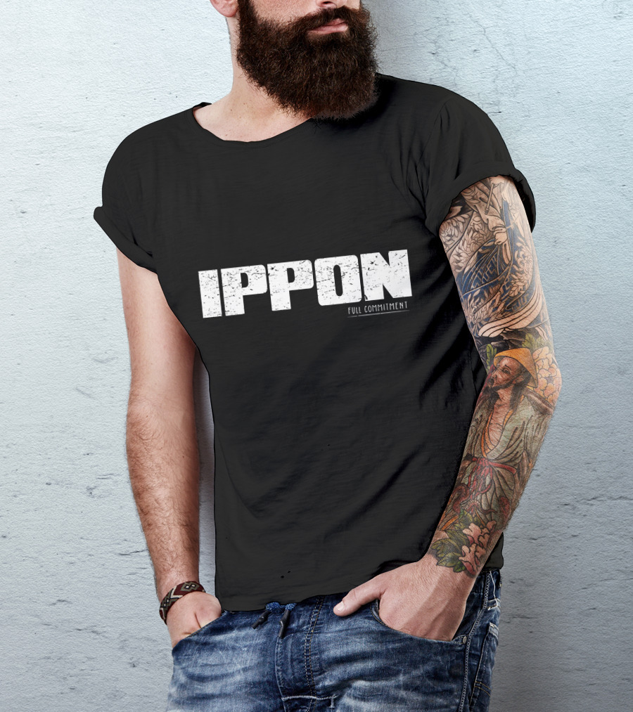 Ippon Full Commitment Judo Martial T-Shirt