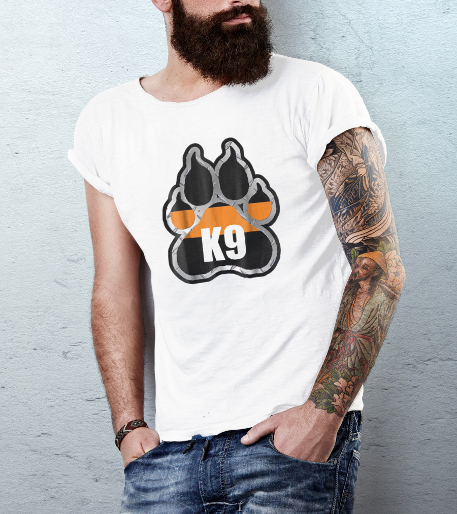 K9 Paw Print Search Rescue T-Shirt