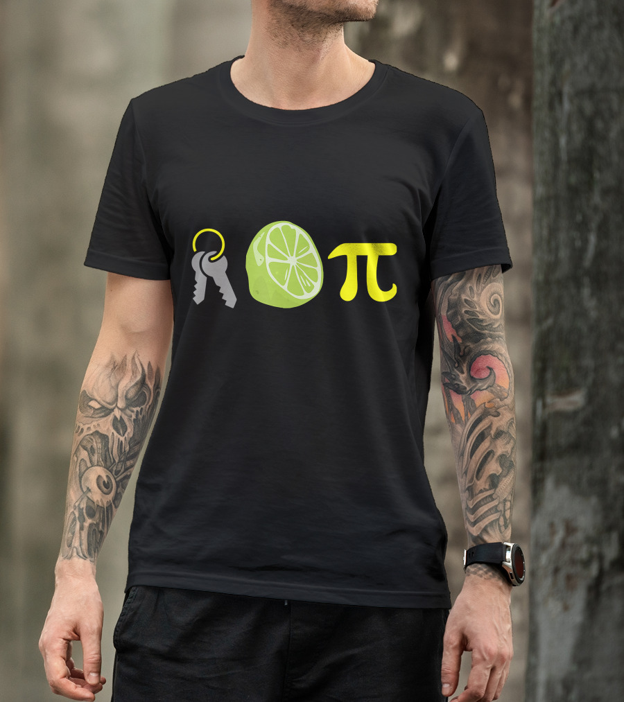 Key Lime Pi Math Nerd Pi Day Symbol With Keys And Lime T-Shirt