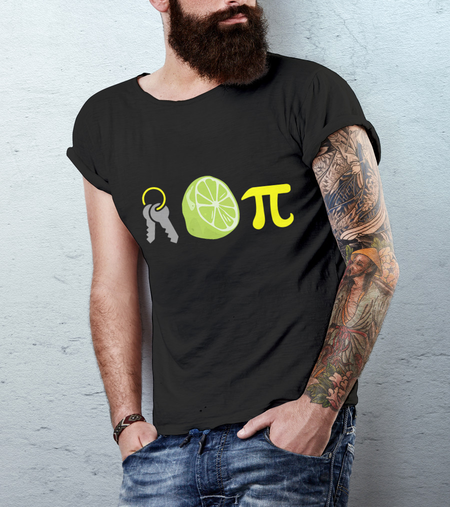 Key Lime Pi Math Nerd Pi Day Symbol With Keys And Lime T-Shirt