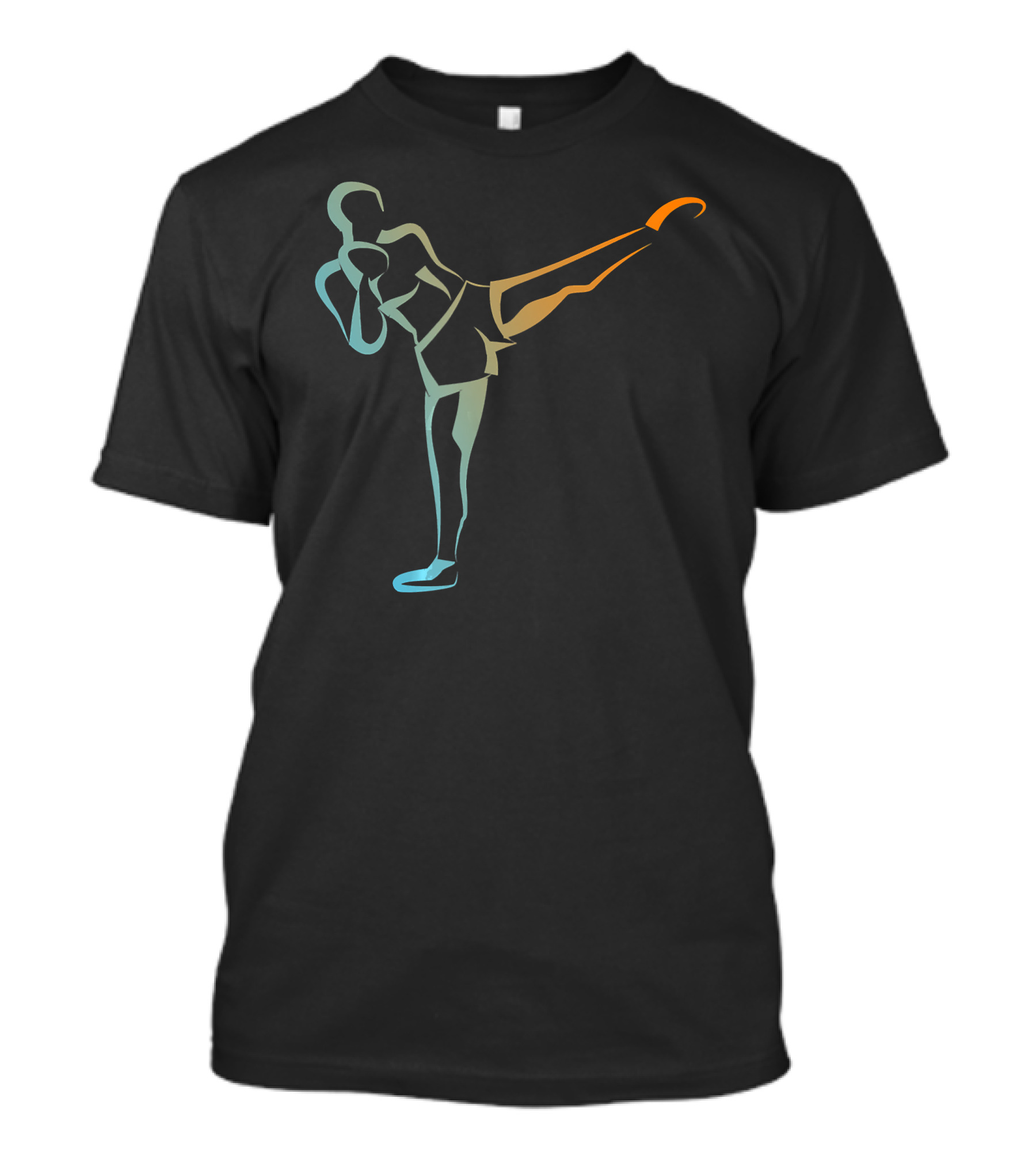 Kickboxing For Athletic Sparring Dynamic Pose T-Shirt