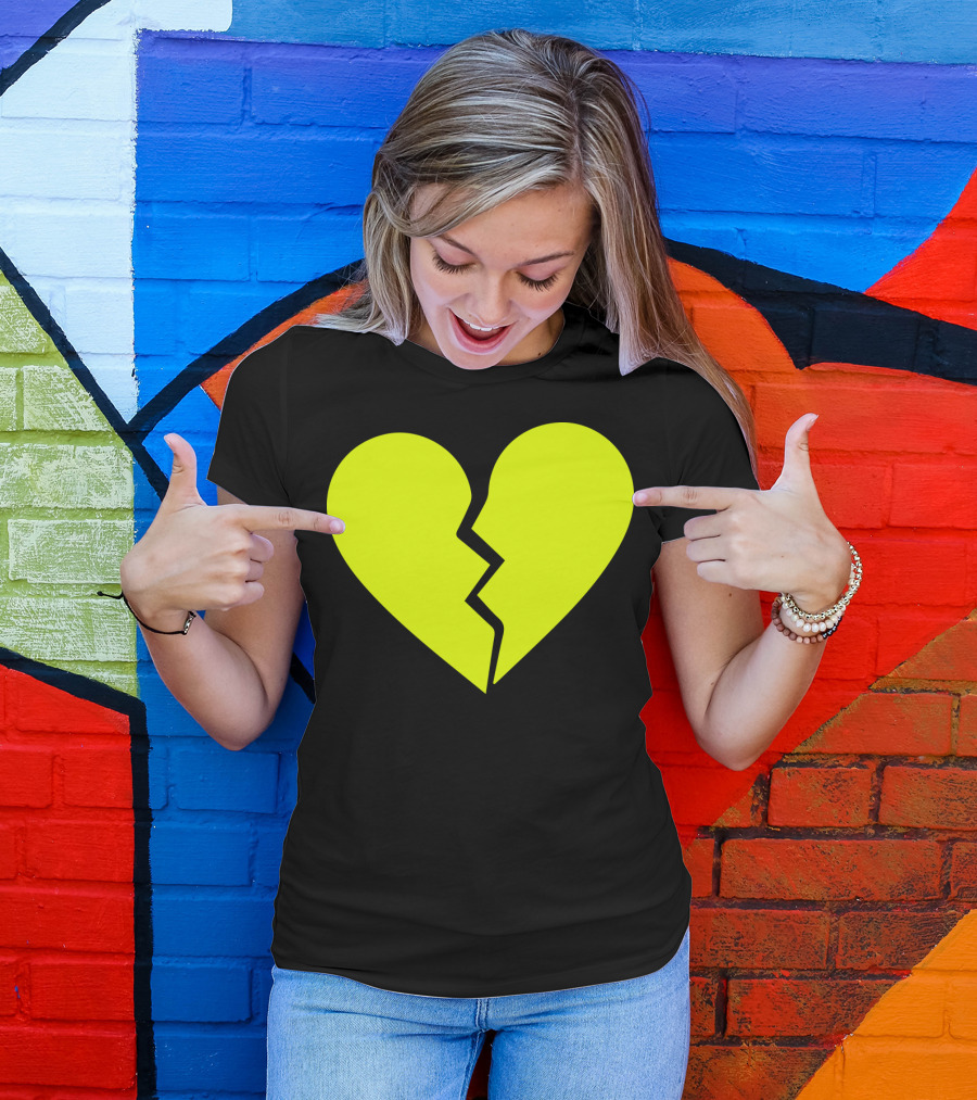 Marcus Lemonis Broken Heart Yellow Iconic T-Shirt