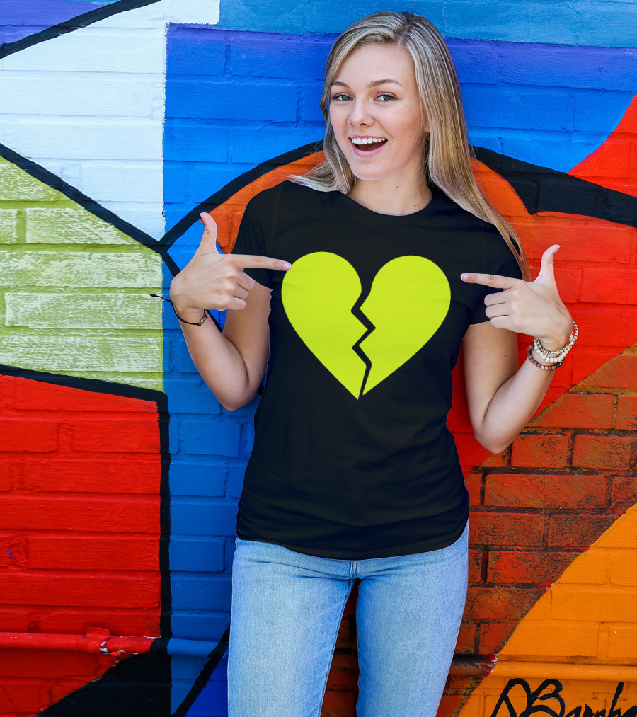 Marcus Lemonis Broken Heart Yellow Iconic T-Shirt
