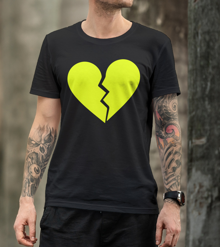 Marcus Lemonis Broken Heart Yellow Iconic T-Shirt