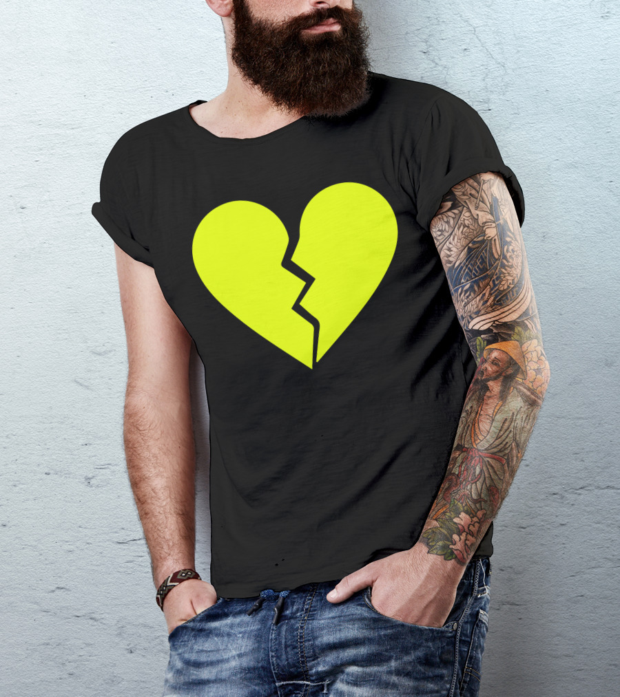 Marcus Lemonis Broken Heart Yellow Iconic T-Shirt