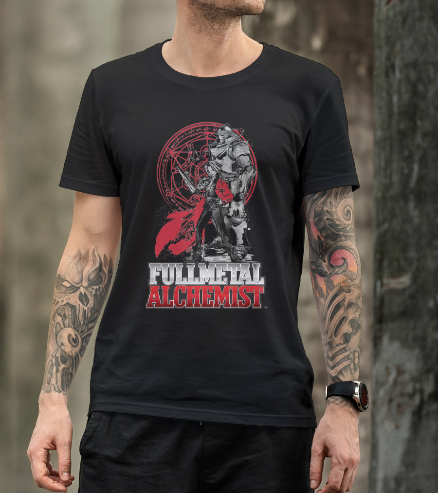 Fullmetal Alchemist Circle Symbol Armor Duo T-Shirt