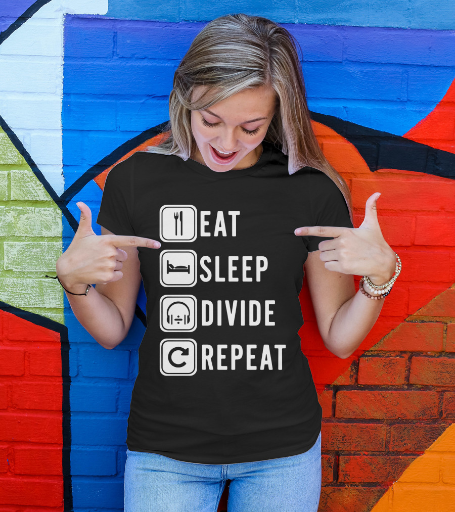 Eat Sleep Divide Repeat T-Shirt